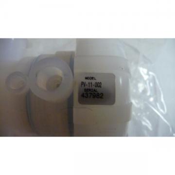 Parker PFA diaphragm valve PV-11-002 3/4" pneumatic DIAPHRAGM VALVE/PTFE