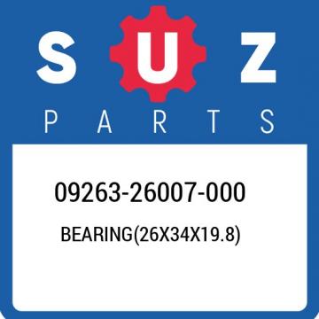 09263-26007-000 Suzuki Bearing(26x34x19.8) 0926326007000, New Genuine OEM Part