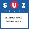 09262-30086-000 Suzuki Bearing(30x62x16) 0926230086000, New Genuine OEM Part