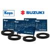 Suzuki DL1000 K2-K9 Complete Front & Rear Wheel bearing kit Genuine KOYO
