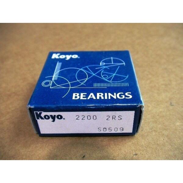 S0509 KOYO BALL BEARING 2200 2RS  #1 image