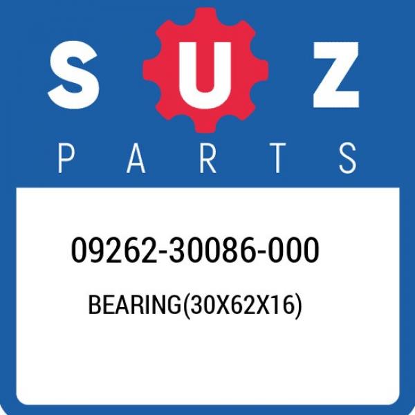 09262-30086-000 Suzuki Bearing(30x62x16) 0926230086000, New Genuine OEM Part #1 image