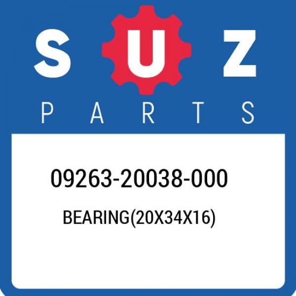 09263-20038-000 Suzuki Bearing(20x34x16) 0926320038000, New Genuine OEM Part #1 image